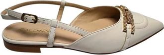 Baldinini Dames, Schoenen, Wit, Maat: 35 EU Leer