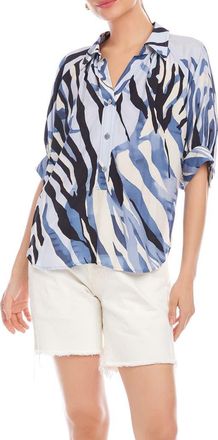 Fifteen Twenty Yvette Woven Top in Print at Nordstrom, Size X-Small