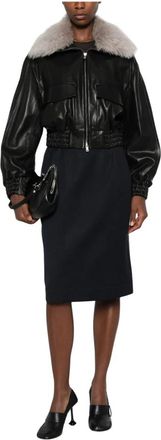 Vivienne Westwood Midirok met knopen - Dames - Midirokken - Zwart - S - Rokken