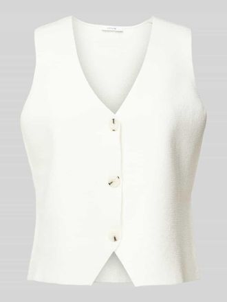 OPUS Weste in Strick-Optik Modell Difora in Offwhite, Gr&ouml;&szlig;e 42