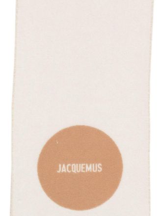 Jacquemus Jacquard Logo Scarf - Beige