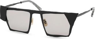Masahiromaruyama Mm-0095 Zonnebril - unisex - Zonnebrillen - Zwart - 49 MM - Accessoires