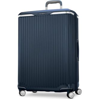 Samsonite Silhouette 18 Hardside Expandable 30 Checked Spinner in Deep Navy at Nordstrom