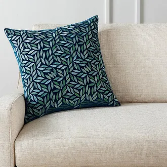 Frontgate Ellis Leaf Pillow Cover - Frontgate