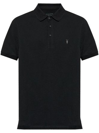 AllSaints Reform poloshirt - Zwart