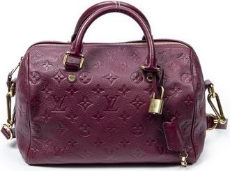 Louis Vuitton Pre-owned Womens Speedy Bandouliere 25 Shoulder Bag - Purple - One Size