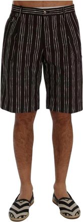 Dolce & Gabbana Vertical Stripe Shorts - Heren - Korte Broeken - Veelkleurig - XS - Katoen - Korte Broeken