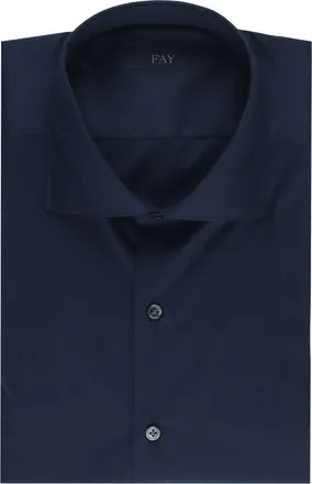 Fay Blue Cotton Casual Shirt