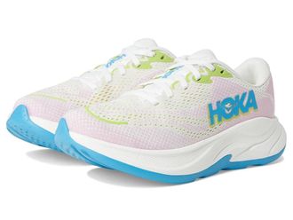 Hoka One One Rincon 4 Womens Running Shoes Frost/Pink Twilight : 6 B - Medium, Canvas