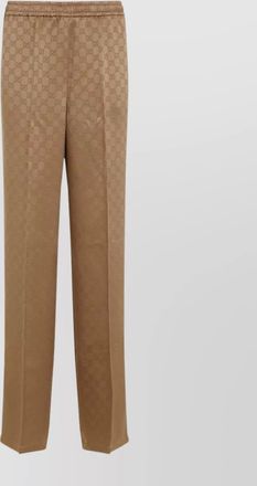 Gucci jacquard wide-leg trousers