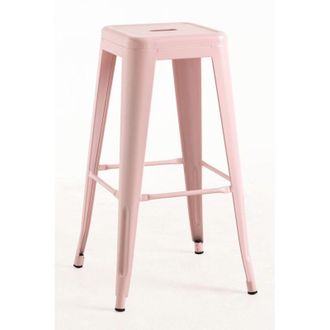 Regalos Miguel Regalos Miguel - Taburetes Altos - Taburete Torix Alto - Rosa Algod&oacute;n De Az&uacute;car