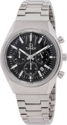 Timex Falcon Eye Chronograph Quartz Black Dial Mens Watch TW2Y34800