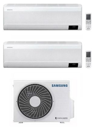 Samsung Aire Acondicionado Windfree Dual Split 9000+9000 Btu Con Gas R32 Wifi - Samsung