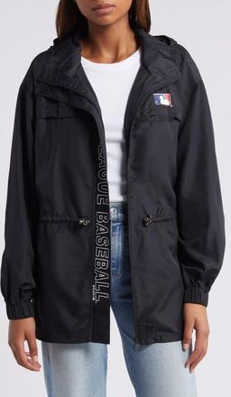 WEAR by Erin Andrews Womens WEAR by Erin Andrews Black MLB Merchandise Full-Zip Windbreaker Hoodie Jacket at Nordstrom, Size X-Large