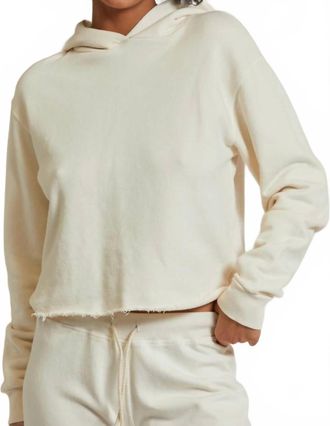 perfectwhitetee Kokomo Hoodie In Cream