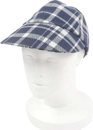 Dior Pre-owned Oblique Katoenen Baseballpet - Heren - Vintage Accessoires - Blauw - ONE Size - Katoen - Vintage
