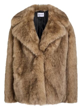 Stand Studio Valentina short jacket - women - Polyester/Polyester - 34 - Brown