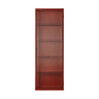 Ferm Living Haze Wandschrank, 35 x 100 cm, Glas / oxidrot