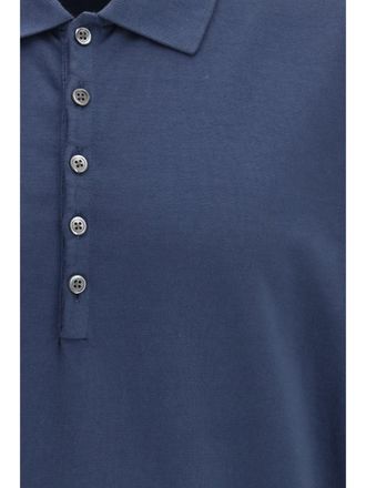 Thom Browne Mens Polo Shirt Cotton Navy T-shirts And Polos