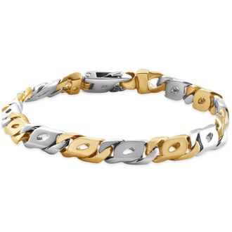 Pompeii3 Mens Marine Link 14k Gold (38gram) or Platinum (61gram) 8mm Bracelet 8
