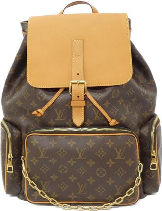 Louis Vuitton Brown Coated Canvas Backpack (Pre-Owned)