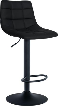 Clp Taburete De Bar Jerry En Piel Sint&eacute;tico Negro Negro