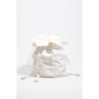 Bimba & Lola Large Petalo Shoulder Bag in White at Nordstrom