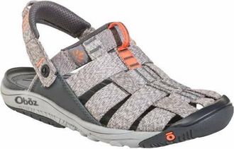 Oboz Footwear Womens Campster Sandal In Heather Gray/coral