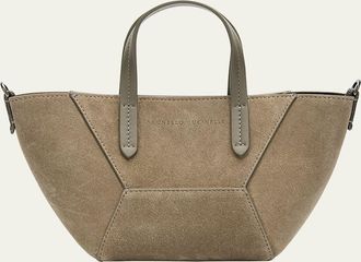 Brunello Cucinelli Duo Soft Suede Mini Bag