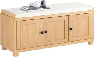 SoBuy Hallway Storage Bench Bench Cabinet with Seat Cushion,FSR188-N - Sobuy