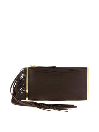 Elisabetta Franchi Fringed Clutch