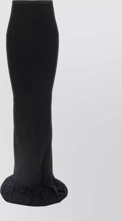Rick Owens high-waisted floor-length skirt with seam detailing