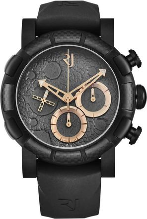 RJ Watches Moon Dust Chronograph Automatic Grey Dial Mens Watch RJ.MD.CH.403.20