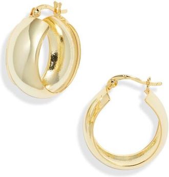 The M Jewelers NY The Imala Hoop Earrings in Gold at Nordstrom