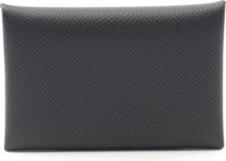 Hermès Black Epsom Leather Coin Purse/Coin Case (Pre-Owned)