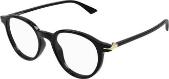 Montblanc Demo Oval Mens Eyeglasses MB0340O 001 50