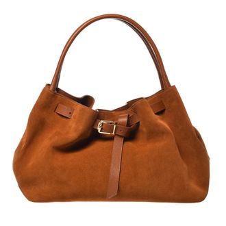 Baldinini Suede Handbag - female - Baldinini - Handbags - Brown - ONE SIZE - Bags