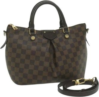 Louis Vuitton Pre-owned Handbags, female, Brown, Size: ONE SIZE Pre-owned Canvas Handbag