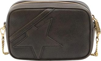 Golden Goose Mini Star Bag - Dames - Schoudertassen - Zwart - ONE Size - Leer - Tassen