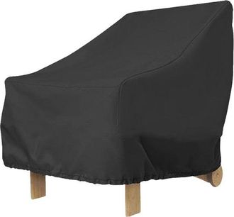 OEM Funda Para Silla, 91x85x80cm Funda Silla Jard&iacute;n, Tejido Oxford 210d, Impermeable, Prueba Polvo Resistente Rayos Uv, Funda Silla Patio (negra)