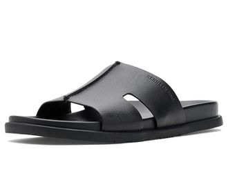 Kenneth Cole Willy Mens Sandals Black Leather : 12 M