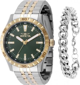 Invicta Specialty Quartz Green Dial Mens Watch 48282