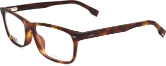 HUGO BOSS Mens 55 mm Brown Opticals