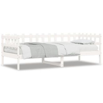Berkfield Home Day Bed White 80x200 cm Solid Wood Pine