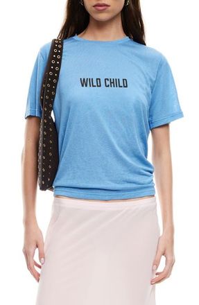 Lioness Ranger Graphic T-Shirt in Sky Blue at Nordstrom, Size Large