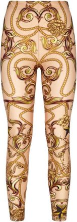Philipp Plein New Baroque Leggings - Dames - Leggings - Beige - M - Broeken