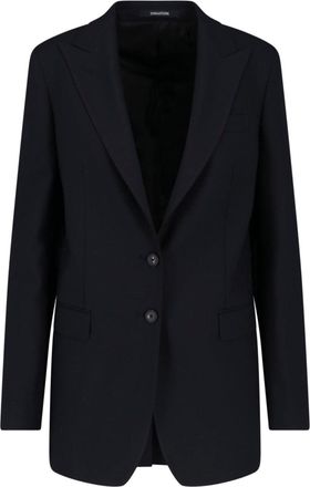 Tagliatore Black J-Bertha Wool Blazer