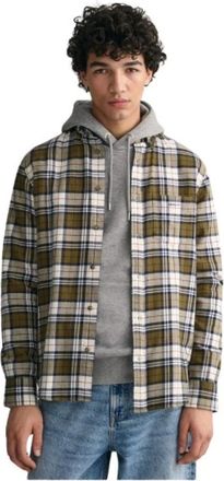 GANT Heren, Overhemden, Veelkleurig, Maat: L Flanel