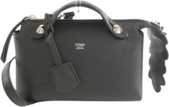 Fendi Pre-owned Mini Bags, female, Black, Size: ONE SIZE Pre-owned Leather Mini Bag