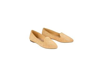 Birdies Blackbird Raffia Flat Womens Shoes Honey Herringbone Raffia : 5.5 M